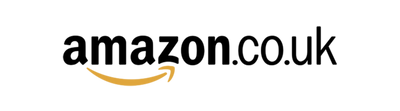 Amazon.co.uk logo with a yellow smile on a white background